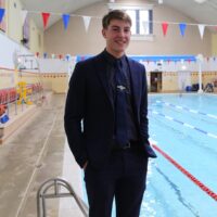 Lifeguard Christian prepares to take the plunge in 21-mile charity swim challenge