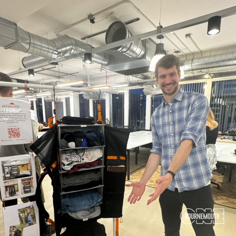 Poole man designs new type of backpack  and launches Kickstarter campaign