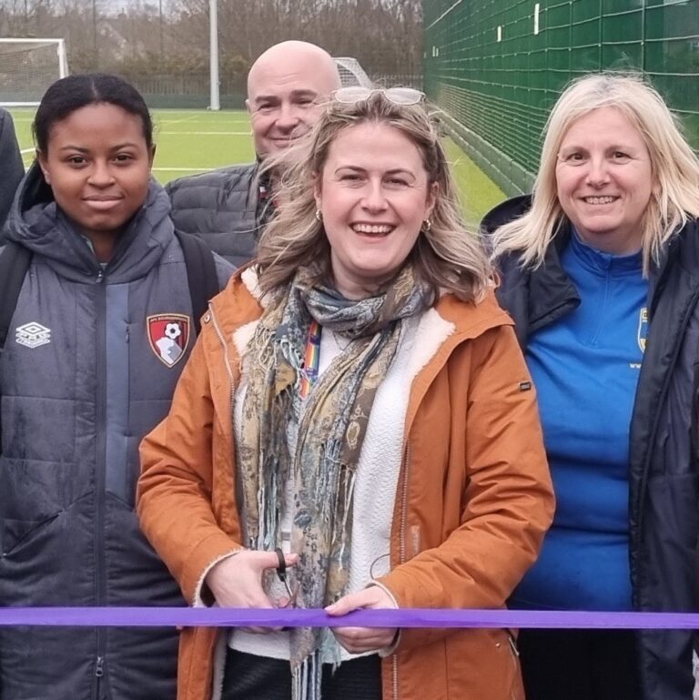 New 3G pitch costing £1.25 million officially opens at Rossmore Leisure Centre in Poole