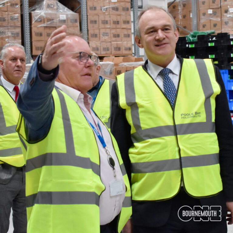 Lib Dem leader visits Poole and confirms parliamentary seat is key target