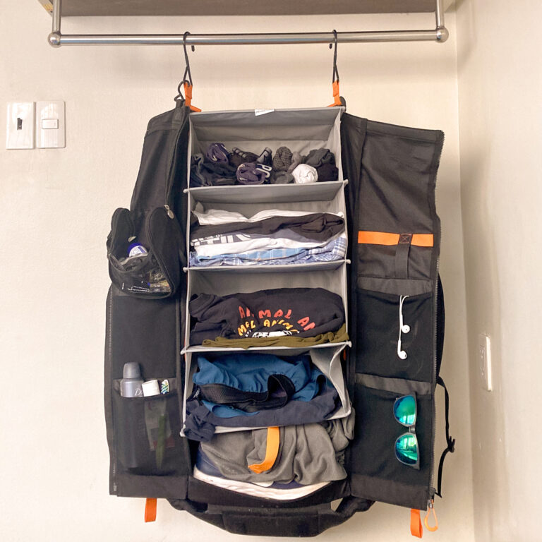 Poole inventor hits £30,000 Kickstarter target for his hanging wardrobe backpack