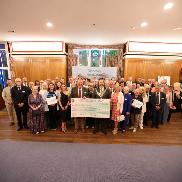 Charities and good causes receive more than £96,000 from Freemasons in Bournemouth
