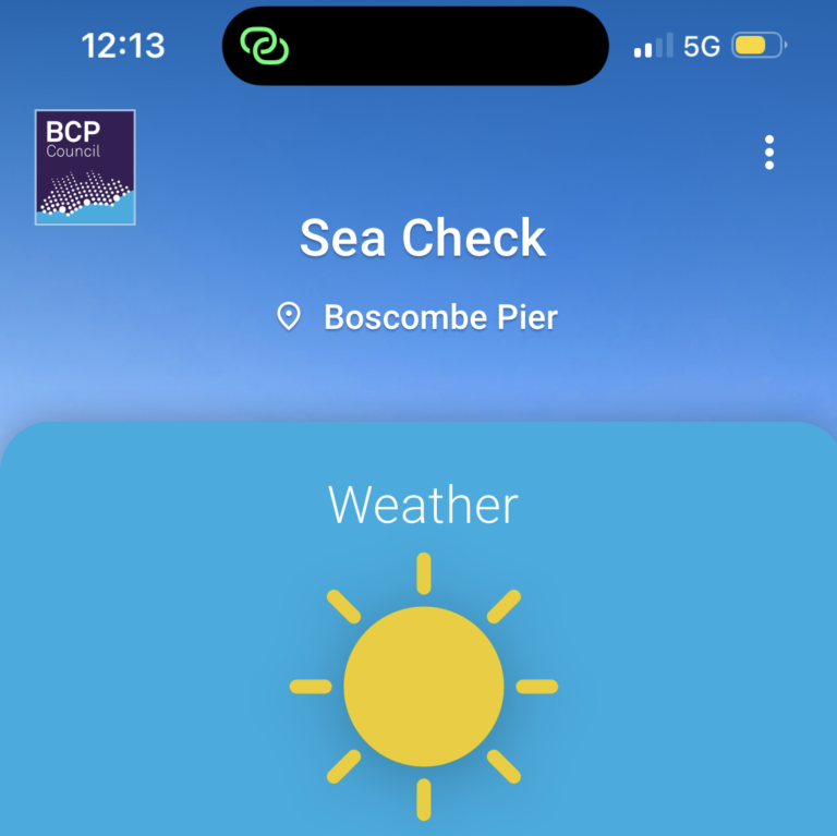 Council pilots SeaCheck web app providing wind, weather and water condition data