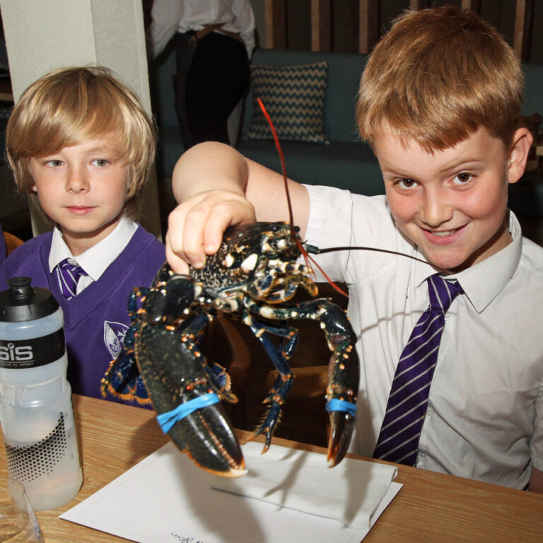 Fishy feast for youngsters as they enjoy a cookery class at Rick Stein Sandbanks