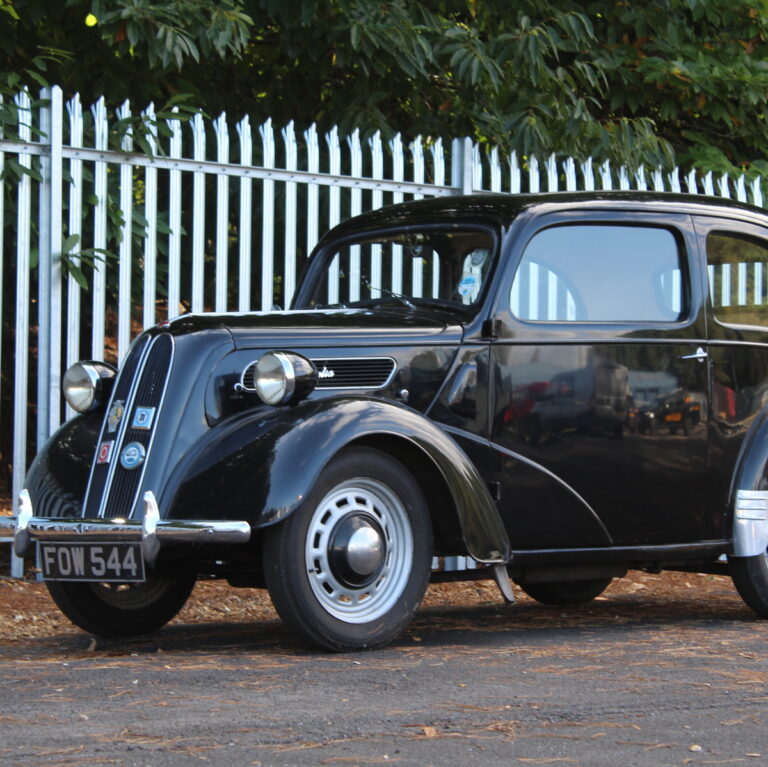 Classic Ford Anglia in pristine condition and under 5,000 mileage to go up for auction