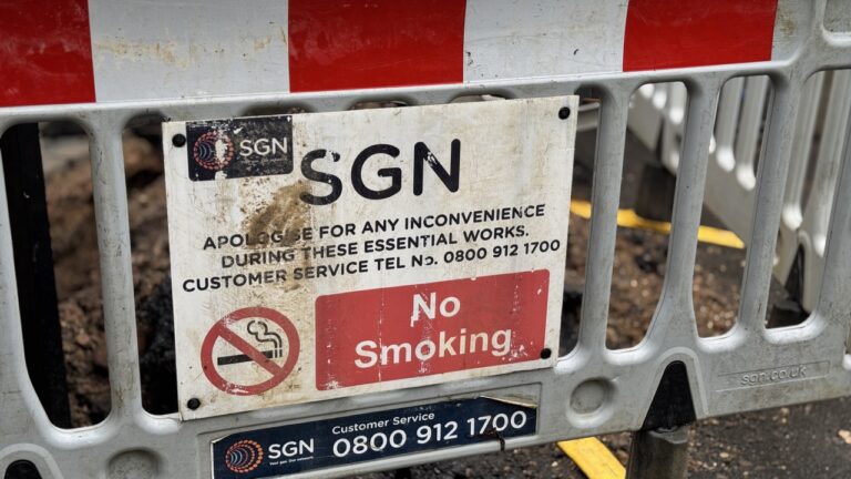 Gas leaks close Ringwood Road near the entrance to Longham Lakes in Ferndown