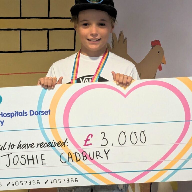 Joshie, 12, takes up knitting to help with his epilepsy and raises £3,000 for hospital charity