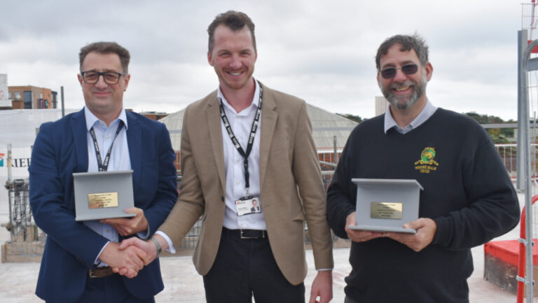 “Fantastic day” says college principal as topping out ceremony takes place for multi-million pound project