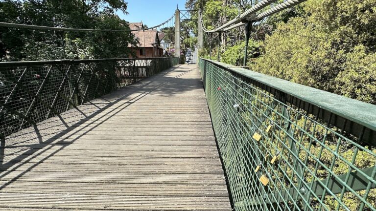 Emergency services respond to reports of a teenage girl falling from bridge near Alum Chine