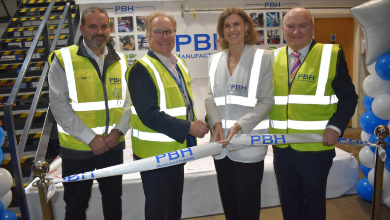 MP praises company at official opening of facility which will manufacture up to £19 million worth of products