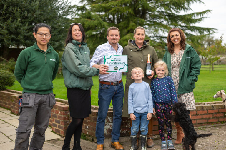 Family wins 10 years free broadband service for being 10,000th customer