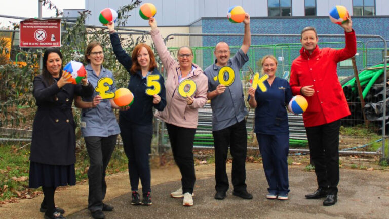 BEACH fundraising appeal reaches half a million pounds milestone for Royal Bournemouth Hospital