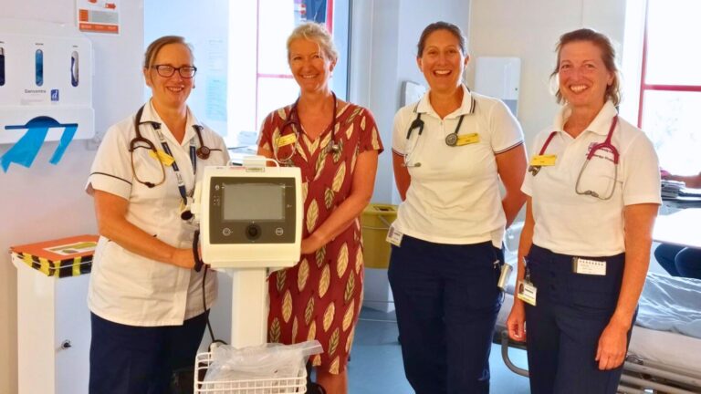Patients breathe easier thanks to new machine purchased by University Hospitals Dorset NHS Charity