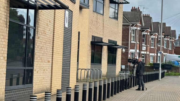 Cordon placed around Poole Police station after possible unexploded ordnance arrived