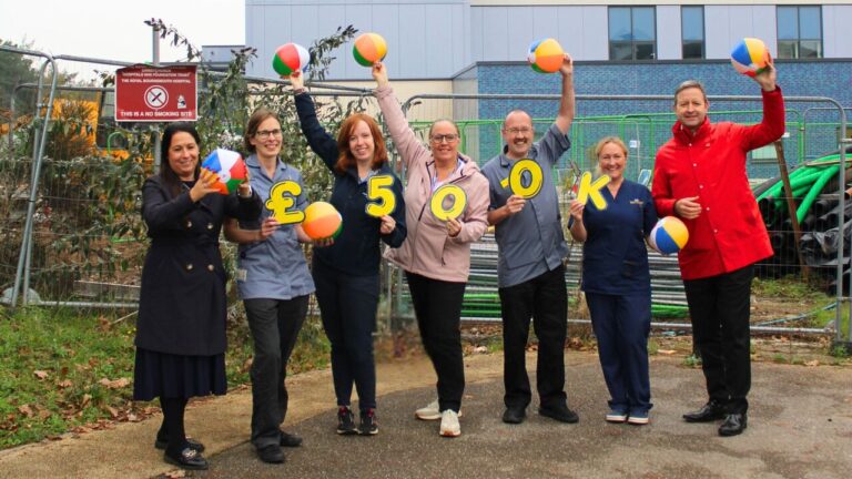 University Hospitals Dorset NHS Charity’s The BEACH Appeal makes waves by reaching £500,000 milestone