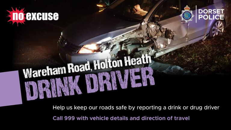 Dorset Police launches ‘Festive Feedback’ campaign to encourage the reporting of drink or drug drivers