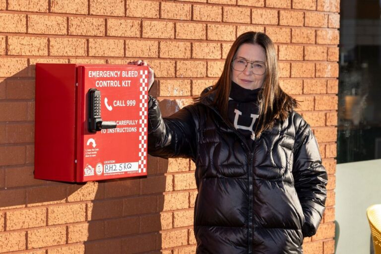 Ten bleed control kits containing first aid supplies which could save a life installed in key locations