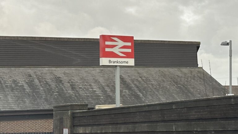 No trains stopping at Branksome due to damaged infrastructure