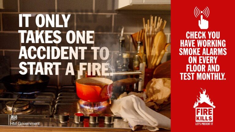 Fit smoke alarms on every level and test regularly advises Dorset & Wiltshire Fire and Rescue
