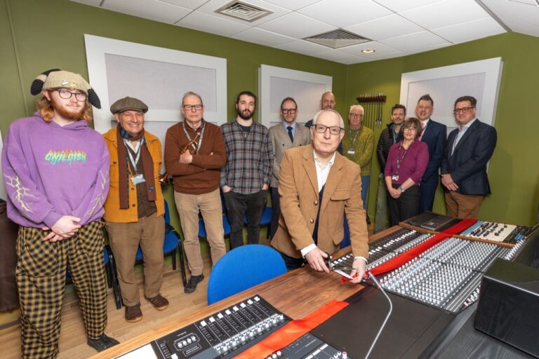 Upgraded state-of-the-art music recording studio opened by Bournemouth & Poole College