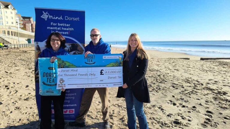 Pour a brew and talk it through! Dorset Tea supports Dorset Mind for 2025 with £5,000 donation