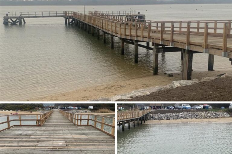 Hamworthy’s Lake Pier now open following major £330k refurbishment