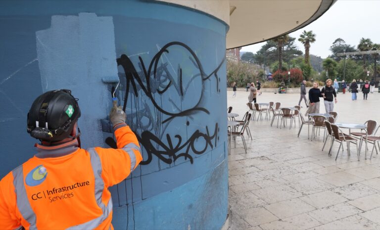 Bournemouth Town Centre BID removes graffiti and collects 58 bags of rubbish in Clean-Up Week