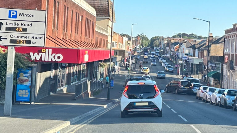 Person taken to Southampton hospital after collision on Wimborne Road in Winton