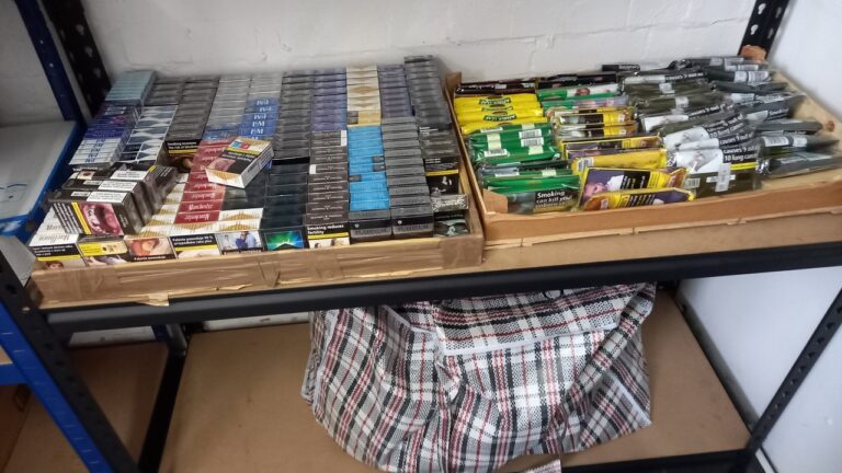 Over £52,000 worth of illegal tobacco, cigarettes and vapes seized in joint operation at eight premises