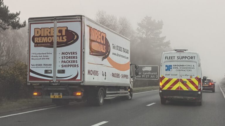 A31 partially blocked eastbound due to a broken down vehicle in The New Forest