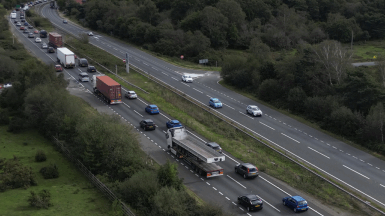 A31 partially blocked eastbound due to reports of a broken down vehicle in The New Forest