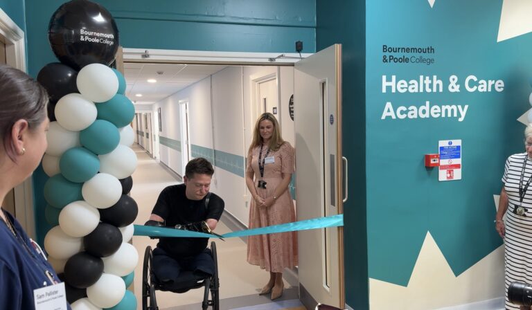 Poole campus opens £1.1m health training centre for students