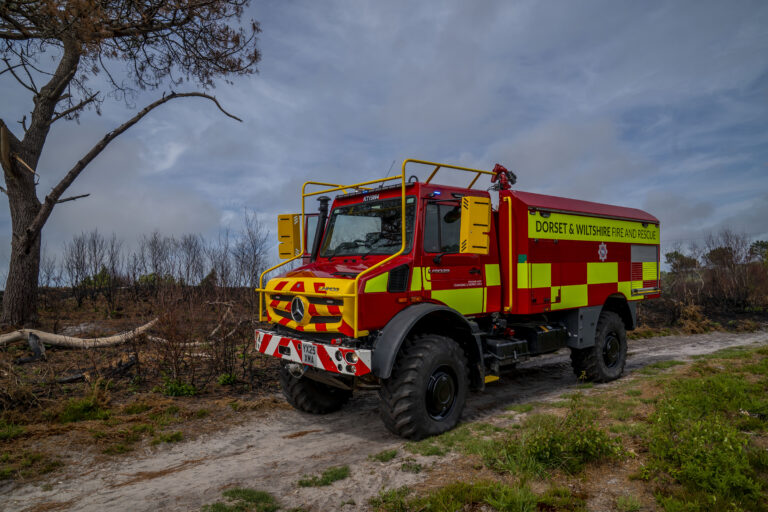 New off-road fire engine to tackle Dorset heathland fires
