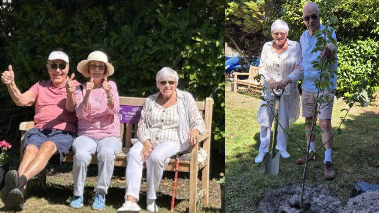 Community flower garden opens at Lake Road Surgery in Verwood