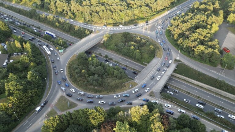 A31 congested eastbound due to summer traffic