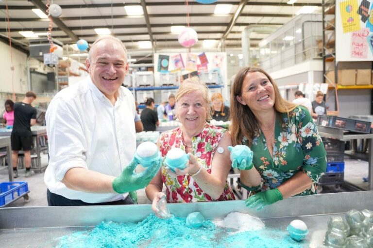 Ed Davey visits Poole to back Dorset-made produce campaign