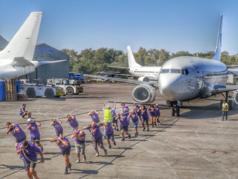 Bournemouth team wanted to pull plane for families in need