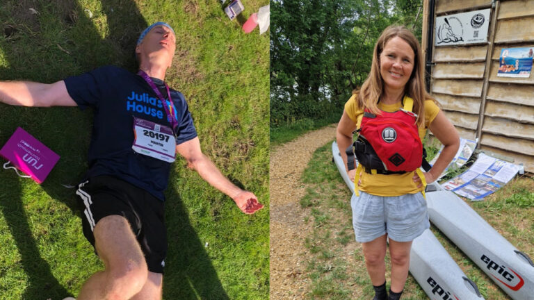 North Poole MP and hospice CEO take on triathlon challenge together