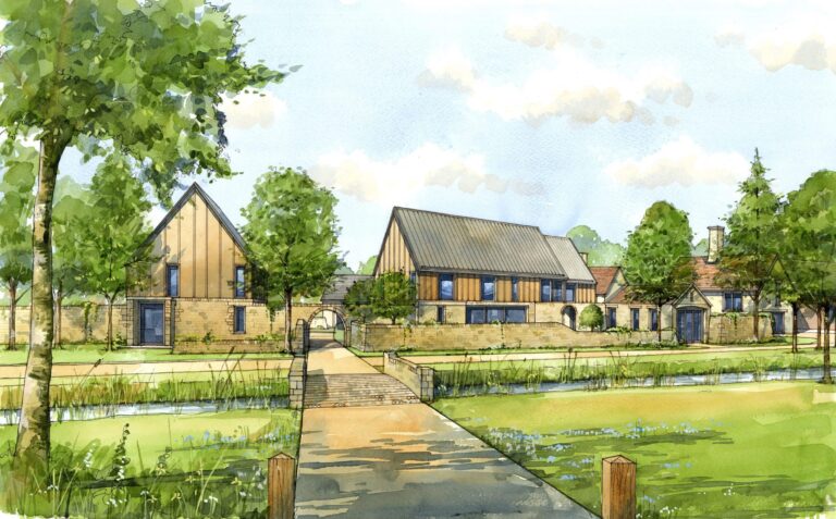 Plans revealed for 1,200-home village near Wimborne in Canford Magna