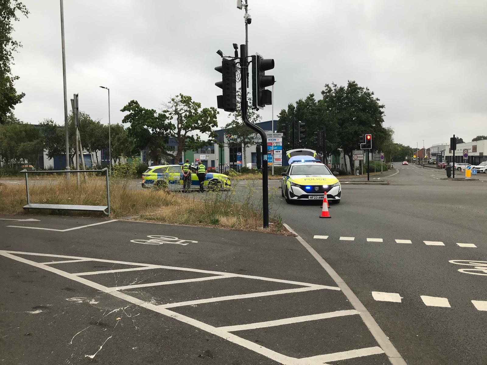 Live: Broadstone Way is closed in both directions in Poole