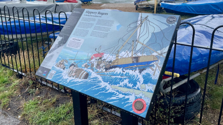 New walking trail explores Christchurch smuggling past at Mudeford