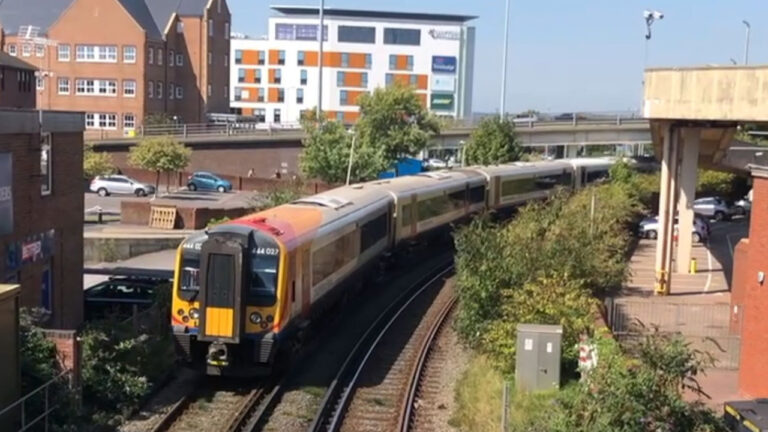 Rail works in Hamworthy and Poole incoming