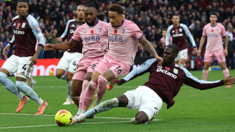 Bournemouth beaten four-nil by Aston Villa