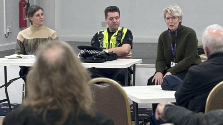 Residents share safety concerns with MP