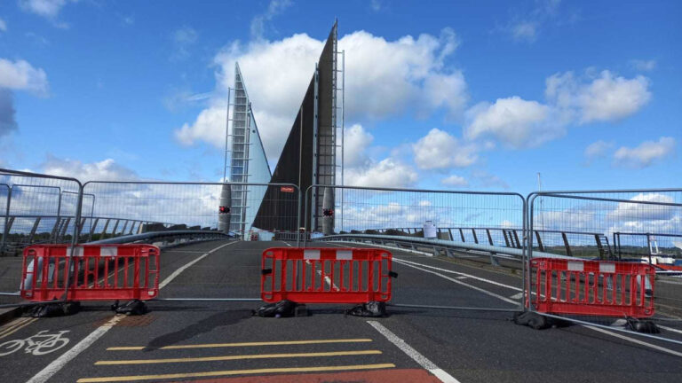 Twin Sails Bridge set to reopen next month