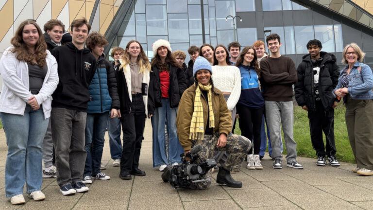 Strictly crew surprises BU students