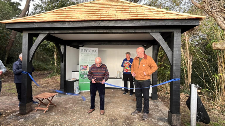 New cliff top shelter opens in Poole