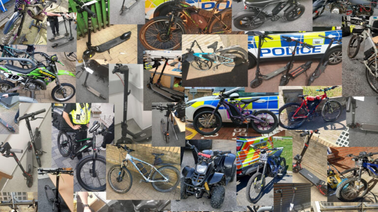Record seizures of illegal e-bikes