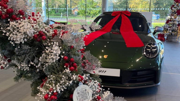 Festive displays brighten Poole town