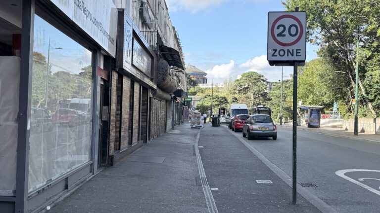 Scooter rider dies after town centre crash